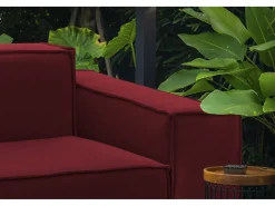 Best Poltrona Emanuela, Poltrona de sala, 100% Made in Italy, Poltrona relaxante em tecido acolchoado, 140x95h70 cm, Poltrona
