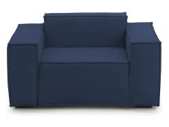 Online Poltrona Emanuela, Poltrona de sala, 100% Made in Italy, Poltrona relaxante em tecido acolchoado, 140x95h70 cm, Poltrona