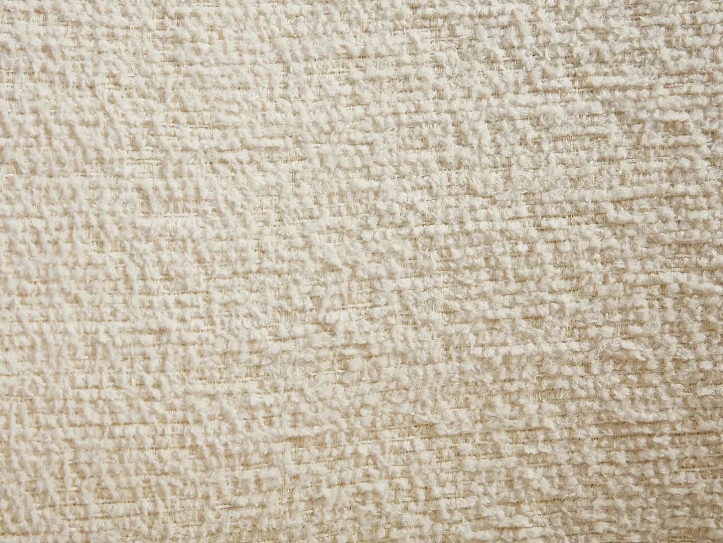 Vente-unique Poltrona*Poltrona giratória arredondada em tecido chenille FEDOTE Bege