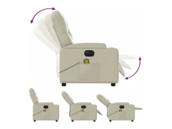 Best Poltrona massagens reclinável elétrica couro artificial SHL4077 Poltrona