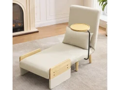 New Poltrona moderna 62x67x88 cm - Poltrona conversível 3 em 1 - Com função de cama - Poltrona dobrável estofada - Poltrona