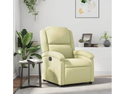 Best Poltrona reclinável couro genuíno cor SHL27584 Poltrona