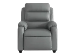 vidaxl Poltrona*Poltrona reclinável couro artificial Cinzento
