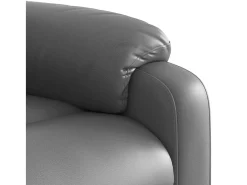 vidaxl Poltrona*Poltrona reclinável couro artificial Cinzento