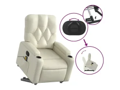 Best Poltrona reclinável de massagens couro artificial cor SHL348273 Poltrona