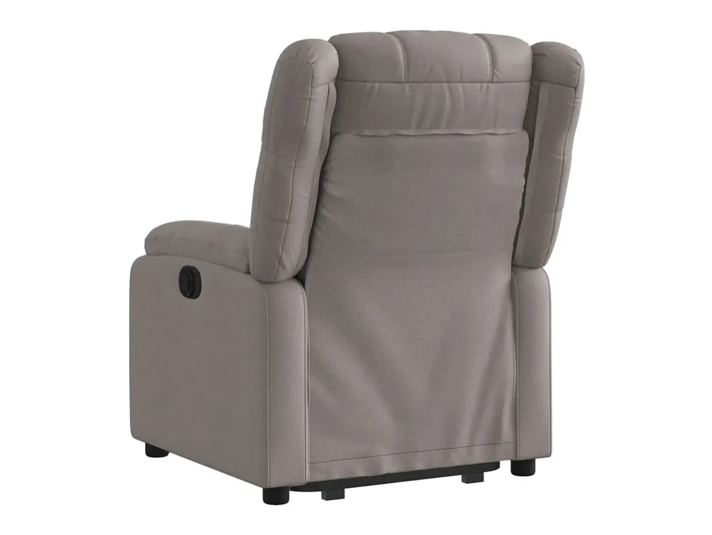 vidaxl Poltrona*Poltrona reclinável elevatória elétrica cinza-acastanhado Taupe