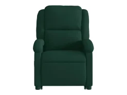 vidaxl Poltrona*Poltrona reclinável elevatória veludo -escuro Verde