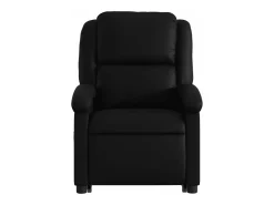 vidaxl Poltrona*Poltrona reclinável elevatória couro artificial Preto