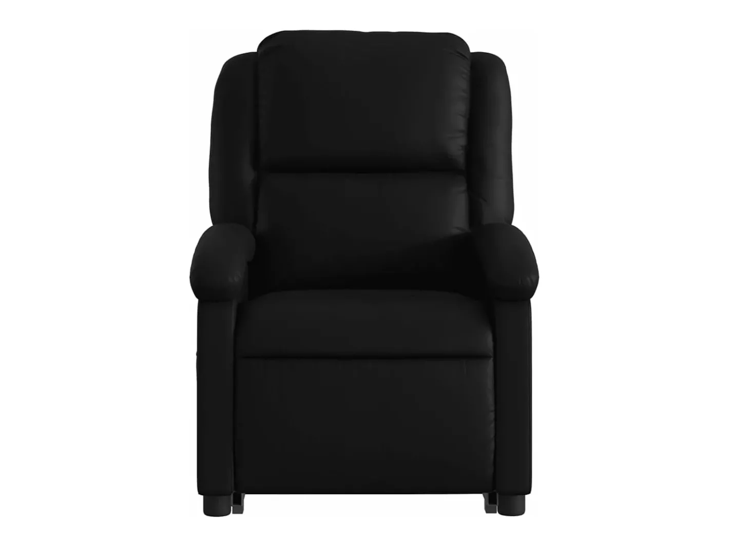 vidaxl Poltrona*Poltrona reclinável elevatória couro artificial Preto