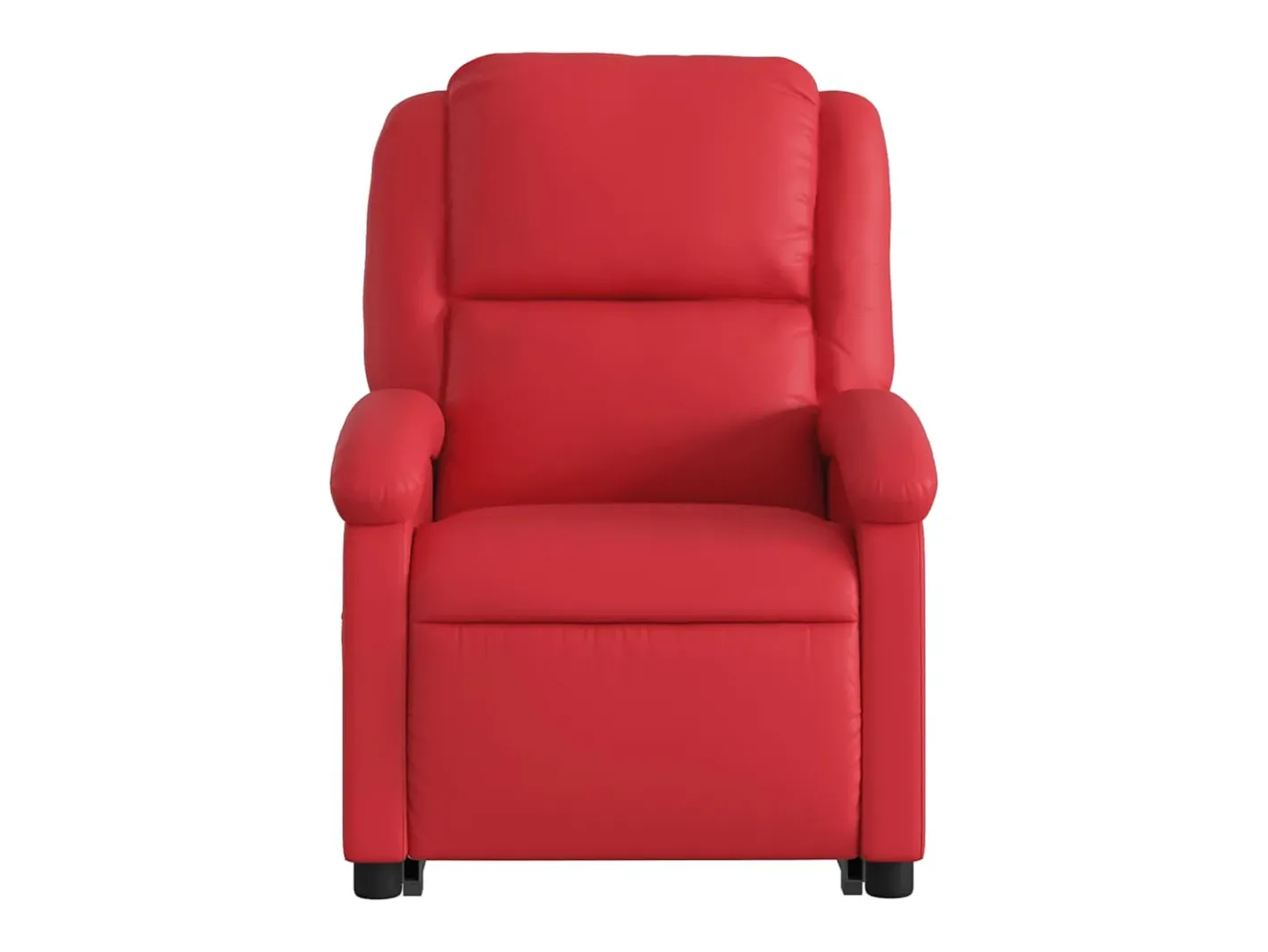 vidaxl Poltrona*Poltrona reclinável elevatória couro artificial Vermelho