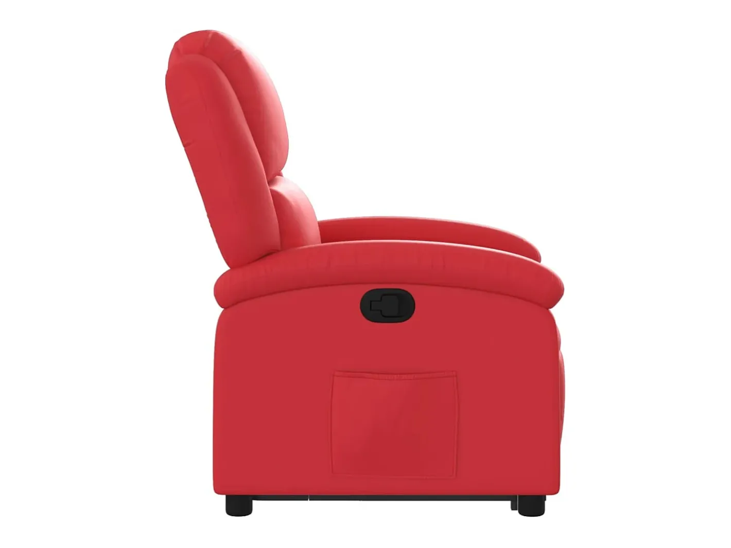vidaxl Poltrona*Poltrona reclinável elevatória couro artificial Vermelho