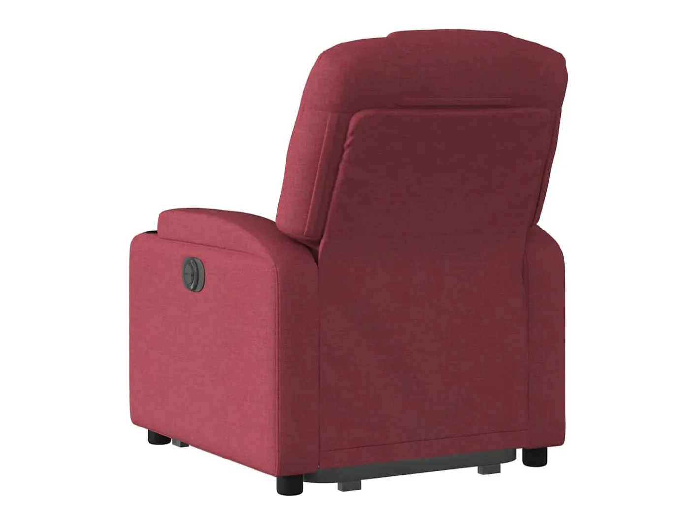 vidaxl Poltrona*Poltrona reclinável elevatória tecido tinto Vermelho