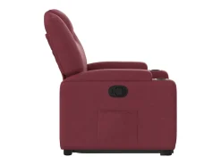 vidaxl Poltrona*Poltrona reclinável elevatória tecido tinto Vermelho