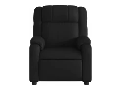 vidaxl Poltrona*Poltrona reclinável elétrica couro artificial Preto