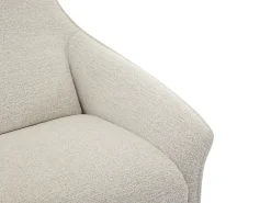 Vente-unique Poltrona*Poltrona reclinável elétrica de tecido texturizado TASEMO Bege