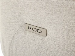 Vente-unique Poltrona*Poltrona reclinável elétrica de tecido texturizado TASEMO Bege