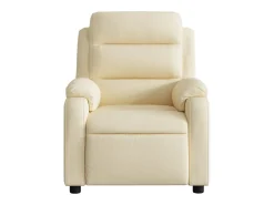 vidaxl Poltrona*Poltrona reclinável elétrica tecido cor Creme