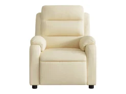 vidaxl Poltrona*Poltrona reclinável elétrica tecido cor Creme