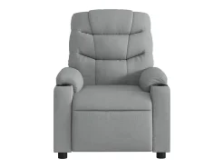 vidaxl Poltrona*Poltrona reclinável tecido -claro Cinzento