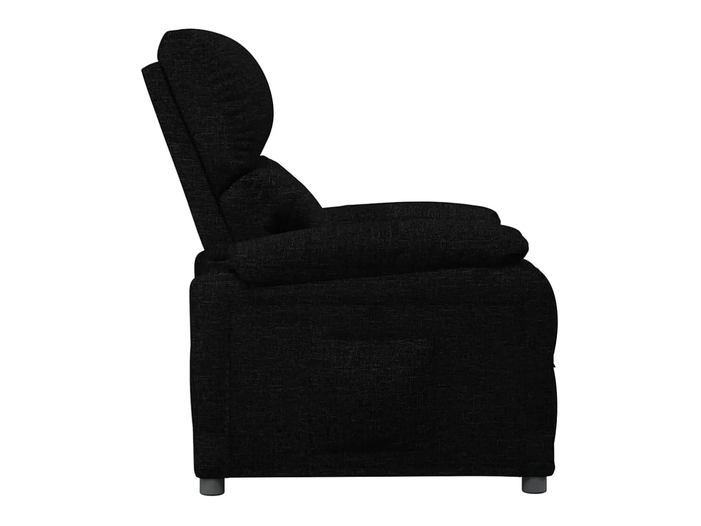 vidaxl Poltrona*Poltrona reclinável tecido Preto