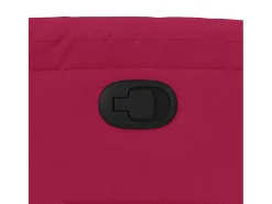 vidaxl Poltrona*Poltrona reclinável veludo tinto Vermelho