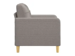 Hot Poltrona tecido 60 cm cinzento-acastanhado PT285980 Poltrona