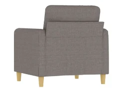 Hot Poltrona tecido 60 cm cinzento-acastanhado PT825536 Poltrona