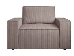 Hot Poltrona veludo canelado estilo design AMELIA Poltrona