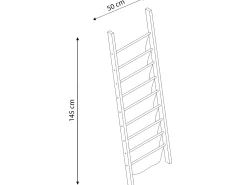Porta-revistas Xoel em tecido e madeira com 8 seções.*VS Venta-stock Best