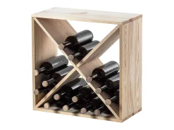 Acessórios De Arrumação|Acessório Vinho E Bar*Porta-vinhos Loreo X madeira marrom claro