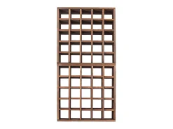 Acessórios De Arrumação|Acessório Vinho E Bar*Porta-vinhos Loreo xadrez madeira marrom escuro 2 peças