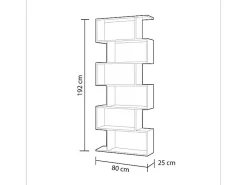Prateleira alta de cimento Athena 80x192x24 cm Decoração para sala de jantar e corredor^duehome Clearance