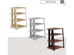 Vicco Prateleira*Prateleira de armazenamento sonoma/branco 61x53x78 tonar Natural claro