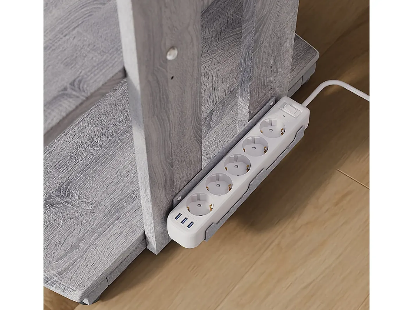 Vicco Prateleira*Prateleira de armazenamento cinza 61x53x78 tonar Cinzento