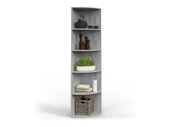 Vicco Prateleira*Prateleira de canto betão 40x40x180 ecki Cinzento claro