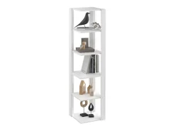 Vicco Prateleira*Prateleira de canto 45x45x180 amina Branco