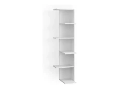 Vicco Prateleira*Prateleira de canto 37x37x140.1 tera Branco