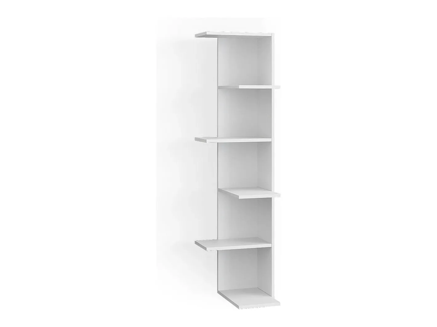 Vicco Prateleira*Prateleira de canto 37x37x140.1 tera Branco