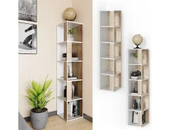 Vicco Prateleira*Prateleira de canto sonoma 33.3x33.3x162.2 lio Natural claro