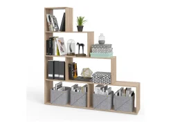 Vicco Prateleira*Prateleira de escada sonoma 163x29x155 Natural claro