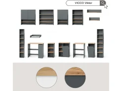 Vicco Prateleira*Prateleira de parede /artesanal 67.8x20x20 viktor Branco