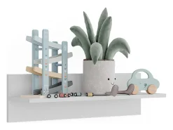 Vicco Prateleira*Prateleira de parede para o quarto das crianças 70x20x20 ajaton Branco