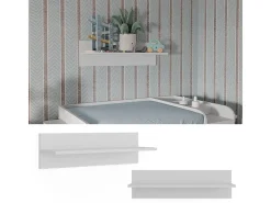 Vicco Prateleira*Prateleira de parede para o quarto das crianças 70x20x20 ajaton Branco