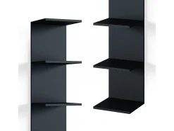 Vicco Prateleira*Prateleira de parede 30x28x190 paolo Preto