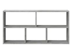 vidaxl Prateleira*Prateleira de parede 100x25x50 cm deriv. madeira cinza cimento Cinzento
