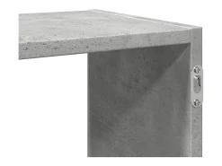 vidaxl Prateleira*Prateleira de parede 100x25x50 cm deriv. madeira cinza cimento Cinzento