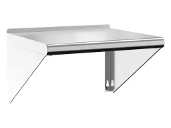 Prateleira de parede 50x45x31 cm aço inoxidável PT964709^ Best