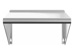 Prateleira de parede 50x45x31 cm aço inoxidável PT964709^ Best