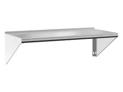 Prateleira de parede 100x45x31 cm aço inoxidável PT746665* Outlet