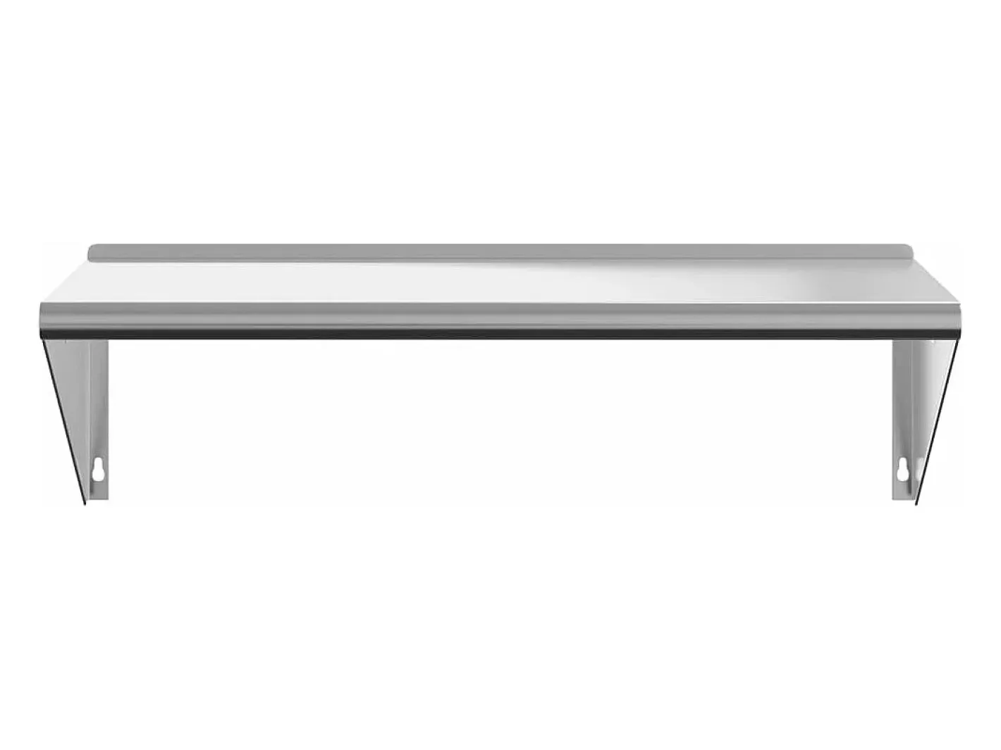 Prateleira de parede 100x45x31 cm aço inoxidável PT746665* Outlet